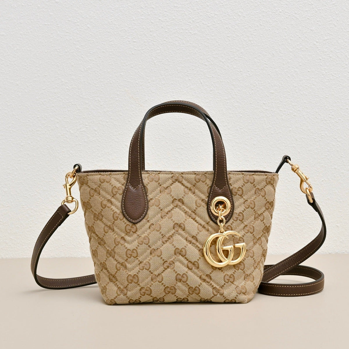 Gucci GG Marmont Small Canvas Tote Bag